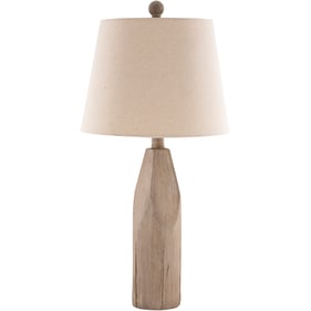 Livabliss June Gray Beige White Accent Table Lamp