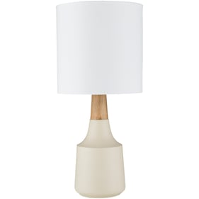 Livabliss Kent White Ivory Accent Table Lamp