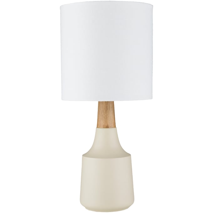 Livabliss Kent White Ivory Accent Table Lamp KTLP-007