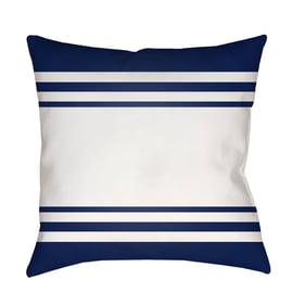 Livabliss Lake Stripes Off White Onyx Light Silver Accent Pillow Cover - 20...