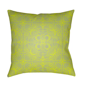 Livabliss Laser Cut Light Green Accent Pillow Cover - 18x18