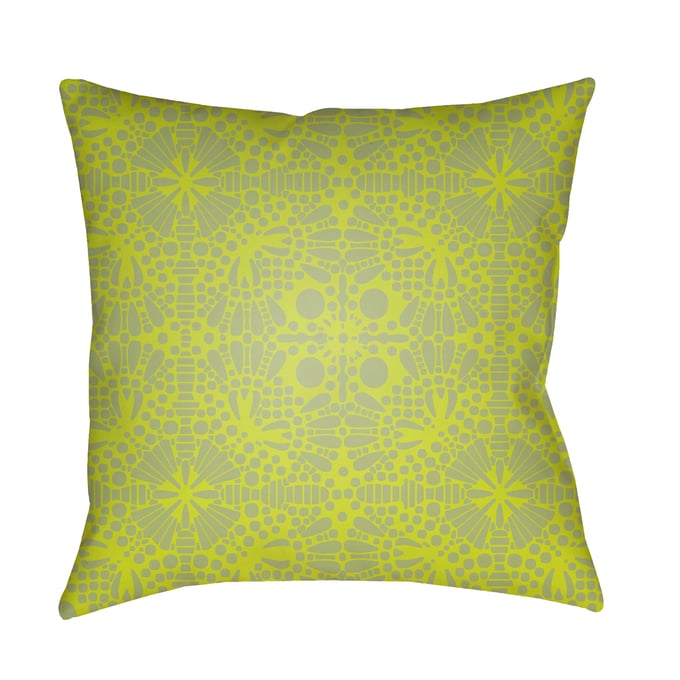 Livabliss Laser Cut Light Green Accent Pillow Cover - 22x22 LC002-2222