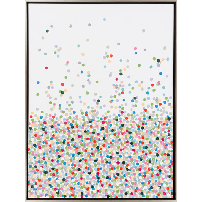 Livabliss Confetti White Wall Hanging LDY6000-3648