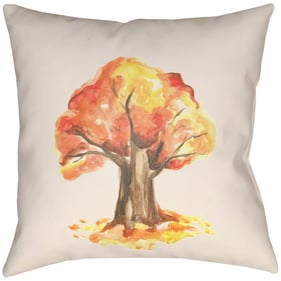 Livabliss Lodge Cabin Bright Red Beige Burnt Orange Accent Pillow Cover - 1...