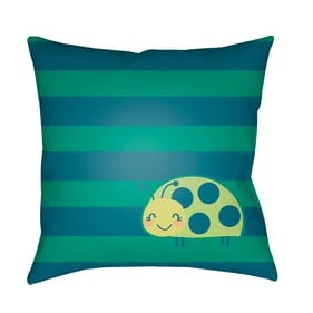 Livabliss Littles Emerald Deep Teal Yellow Light Green Accent Pillow Cover ...