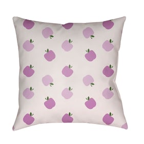 Livabliss Apples Light Metallic Silver Ivory Grey Pale Slate Accent Pillow ...