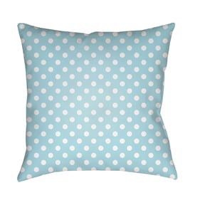 Livabliss Dottie Off White Slate Light Blue Metallic Silver Pewter Accent P...