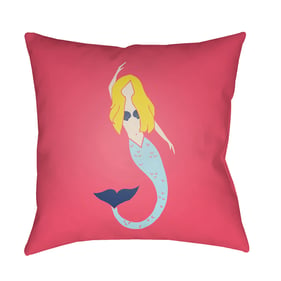 Livabliss Mermaid Blush Light Grey Rose Gold Brick Accent Pillow Cover - 20...