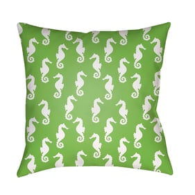 Livabliss Sea Light Silver Fern Moss Tea Green Pillow Cover - 18x18