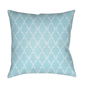 Livabliss Lattice Slate Light Blue Off White Metallic Silver Pewter Accent ...