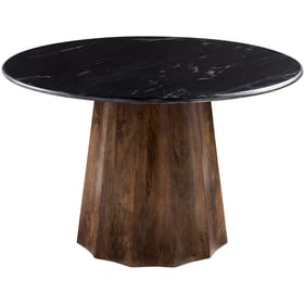 Livabliss Linus Black Dark Brown Dining Table