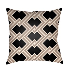 Livabliss Litchfield Pearl Jet Black Sage Accent Pillow Cover - 20x20