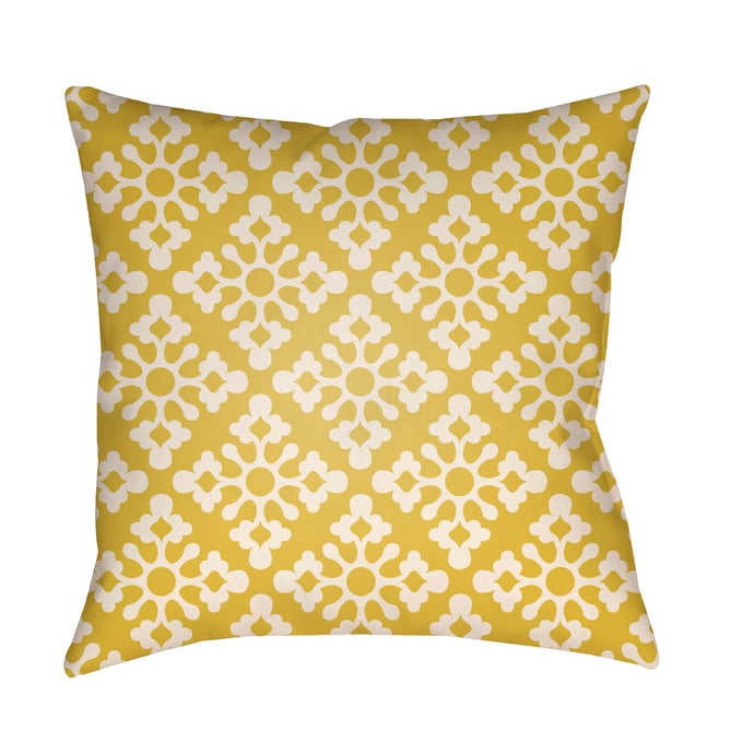 Livabliss Litchfield Pearl Brass Light Wood Accent Pillow Cover - 20x20 LTCH1364-2020