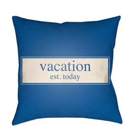 Livabliss Litchfield Pearl Marine Blue Azure Blue Accent Pillow Cover - 16x...