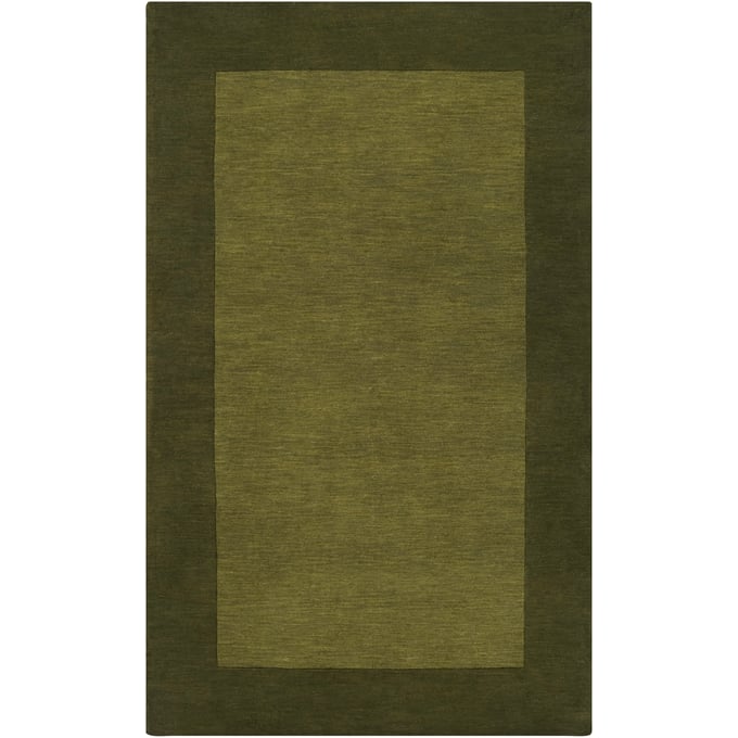 Livabliss Mystique Olive Dark Green Handmade Rug - 96x60 M315-58