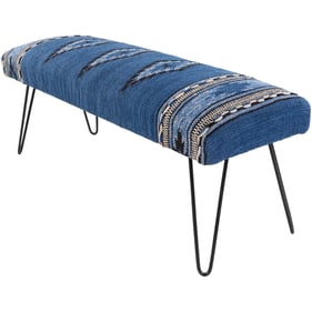 Livabliss Miriam Blue Black Bench