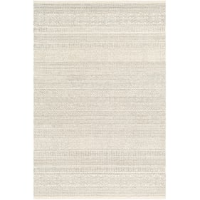 Livabliss Maroc Ivory Medium Gray Dark Brown Handmade Rug - 168x120