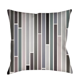 Livabliss Moderne Black Denim Light Gray Charcoal White Accent Pillow Cover...