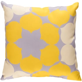 Livabliss Moderne Light Slate Yellow Accent Pillow Cover - 22x22