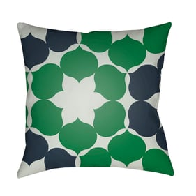 Livabliss Moderne Light Sage Dark Blue Medium Green Accent Pillow Cover - 2...