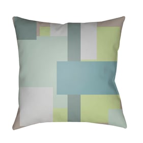 Livabliss Moderne Light Green Gray Seafoam Aqua Sage Accent Pillow Cover - ...