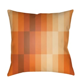 Livabliss Moderne Rust Burnt Orange Wheat Accent Pillow Cover - 18x18