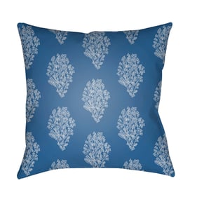 Livabliss Moody Floral Denim Pale Blue Accent Pillow Cover - 22x22