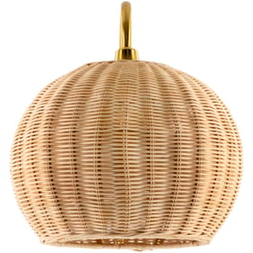 Livabliss Mina Beige Gold Wall Sconce