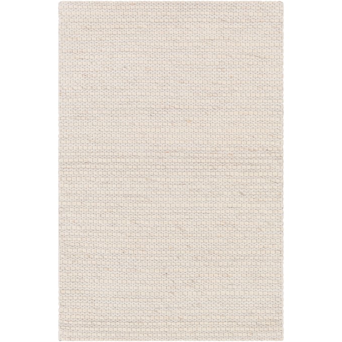 Livabliss Marlowe Ivory White Black Handmade Rug - 36x24 MLE1002-23