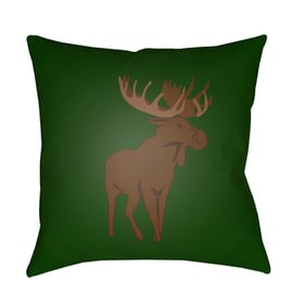 Livabliss Moose Black Off White Onyx Lunar Green Taupe Accent Pillow Cover ...