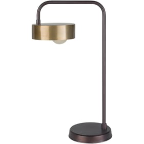 Livabliss Maverick Metallic Brass Accent Table Lamp