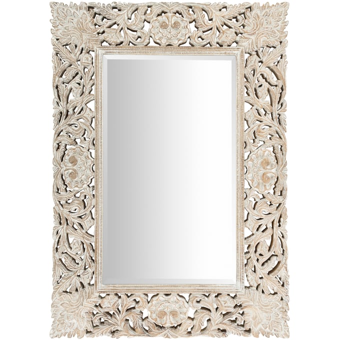 Livabliss Naomi White Accent Mirror NMI001-3042