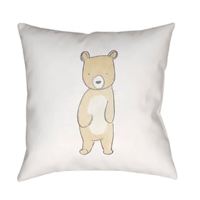 Livabliss Nursery Off White Light Silver Pale Slate Accent Pillow Cover - 1...