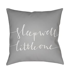 Livabliss Little One Pewter Off White Metallic Silver Grey Accent Pillow Co...