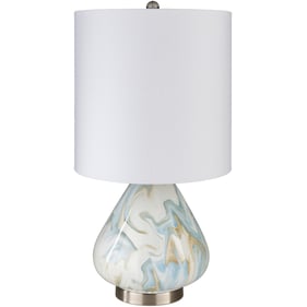 Livabliss Orleans White Beige Accent Table Lamp