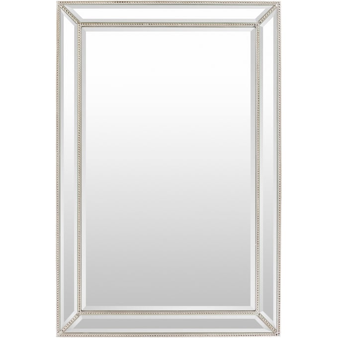 Livabliss Pemberton Metallic Silver Beveled Accent Mirror PBT-1102