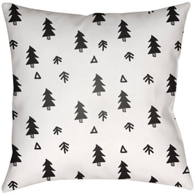 Livabliss Fir Forest Off White Light Silver Onyx Accent Pillow Cover - 16x1...