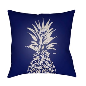 Livabliss Pineapple Violet Light Grey Marine Blue Accent Pillow Cover - 18x...