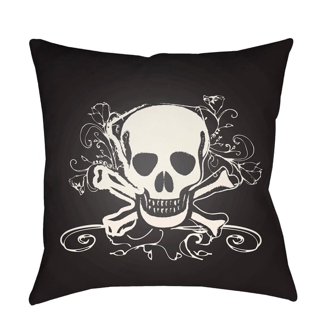 Livabliss Punk White Black Accent Pillow Cover - 20x20 PK002-2020