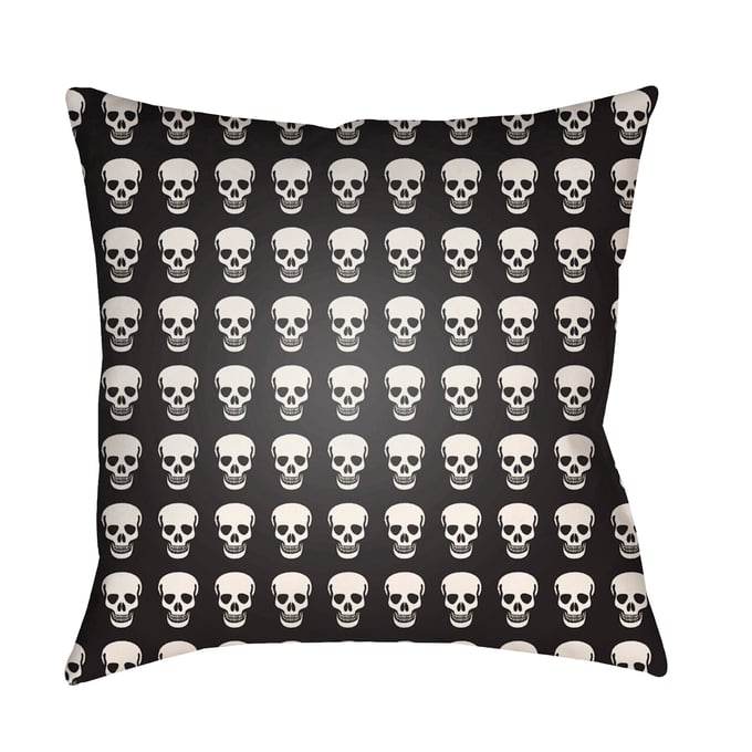 Livabliss Punk Black White Accent Pillow Cover - 22x22 PK006-2222