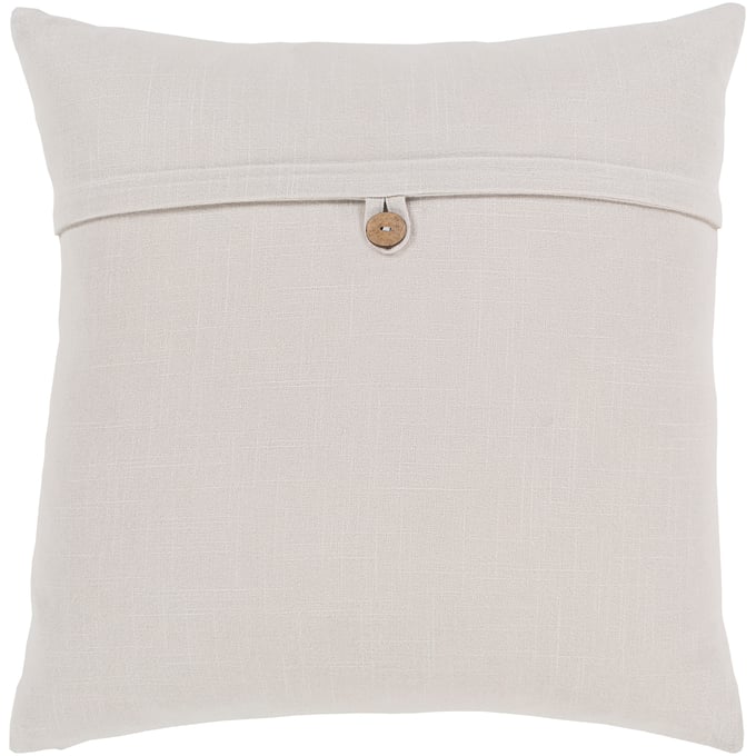 Livabliss Penelope Light Gray Accent Pillow Cover - 20x20 PLP005-2020