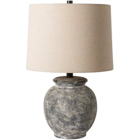 Livabliss Aponi Gray Beige White Black Accent Table Lamp