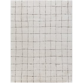 Livabliss Cascade Ivory Brown Machine Modern Woven Rug - 120x94