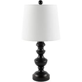 Livabliss Proteus Black White Accent Table Lamp