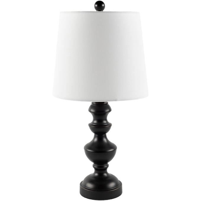 Livabliss Proteus Black White Accent Table Lamp PTU-001