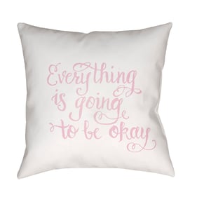 Livabliss Everything Off White Light Silver Grey Pale Slate Accent Pillow C...