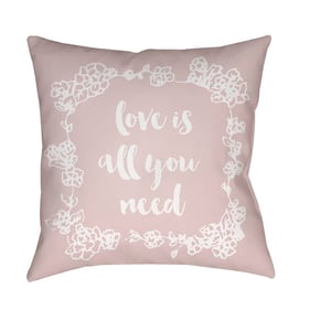 Livabliss Love All You Need Ash Off White Light Grey Metallic Silver Accent...