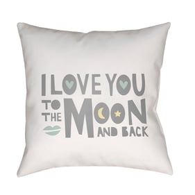 Livabliss Love To Moon Off White Light Silver Pewter Pale Slate Accent Pill...