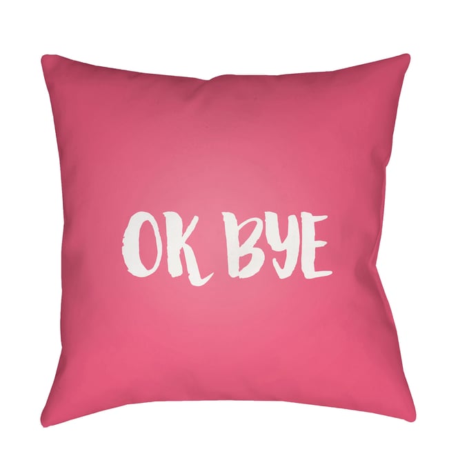 Livabliss Ok Bye Rose Gold Off White Blush Accent Pillow Cover - 20x20 QTE054-2020