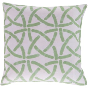 Livabliss Rain Grass Green Light Beige Accent Pillow Cover - 20x20